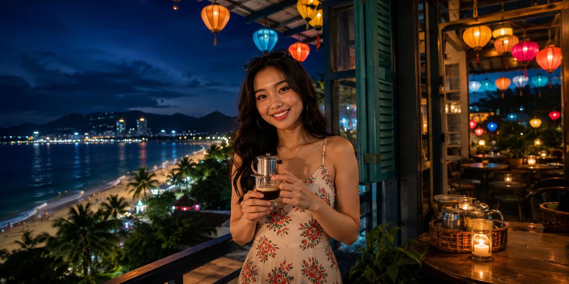 Người dùng tại Nha Trang thưởng thức cà phê và theo dõi cá cược thể thao trực tuyến